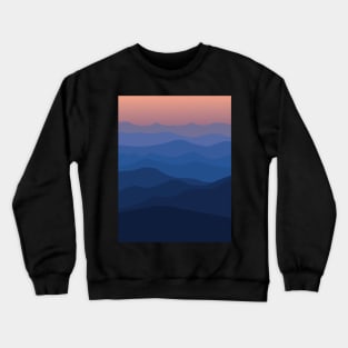 Sunset in the mountains Crewneck Sweatshirt